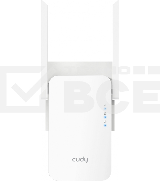 Повторитель беспроводного сигнала Cudy RE1200 AC1200 10/100BASE-TX/Wi-Fi белый
