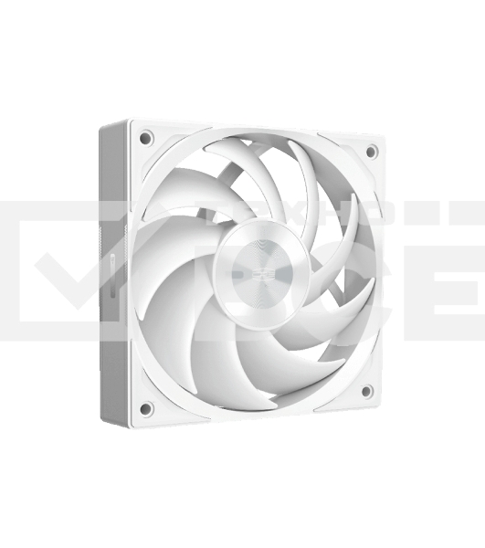 Кулер для ПК PCCooler F5R120 WH 3IN1 белый (120x120x25mm, 4-pin PWM, 46CFM, 26.88dBA, 1800RPM, 3pcs)