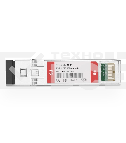 Трансивер FS for Mellanox MMA2P00-AS Compatible 25GBASE-SR SFP28 850nm 100m DOM Duplex LC MMF Optical Transceiver Module