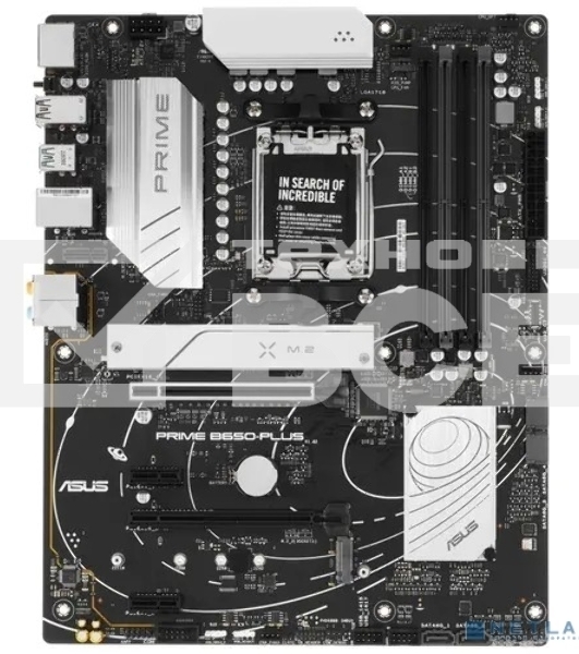 Материнская плата ASUS PRIME B650-PLUS, Socket AM5, AMD B650, 4xDDR5, 4xSATA, 2xM.2, 1xPCIe 5.0 x4, 1xPCIe 4.0 x16, 1xPCIe 4.0 x4, 1xDP, 1xHDMI, 1x 2.5Gb LAN, 2xUSB-A 3.2 Gen 1, 3xUSB-A 3.2 Gen 2, 2xUSB-A 2.0, 1xUSB-C 3.2 Gen 2, 5x3.5 мм, 7.1, ATX