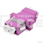 Проходной адаптер оптический Cabeus, LC (MM), Duplex, om4, фото 1