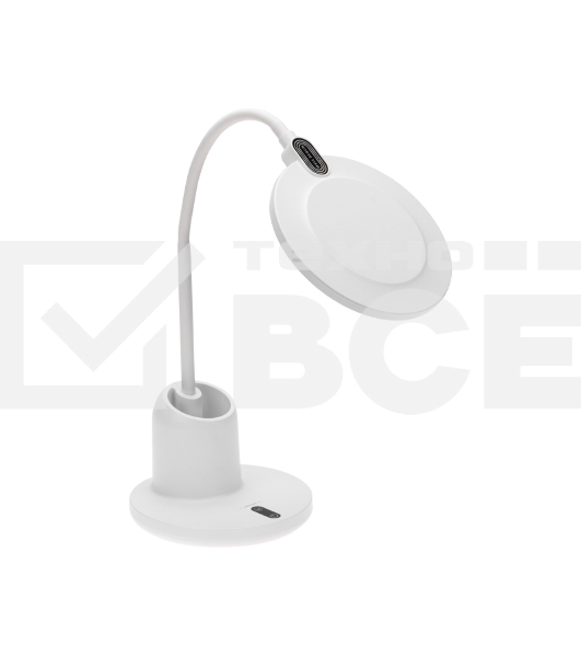 Светильник настольный Rexant с органайзером, LED, 12Вт, белый