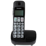 Телефон беспроводной (DECT) Panasonic KX-TGE110RUB черный АОН, фото4