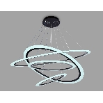 Светильник Ambrella light FA4365/4 BK черный 235W 3000K/4200K/6400K D1000*870 (ПДУ РАДИО 2.4G), фото3