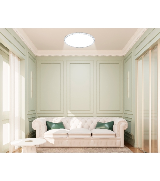 Потолочный светодиодный светильник Ambrella light FZ1710 WH белый IP20 40W 4200K 370*50 (Без ПДУ)