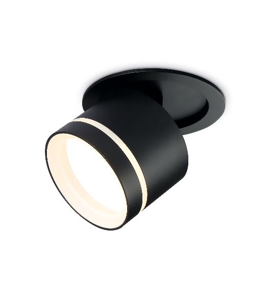 Светильник Ambrella light TA1432 SBK/FR черный песок/белый матовый GX53 D85*95