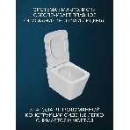Комплект BAU 6 в 1: инсталляция BAU PRO, унитаз подвесной безободковый торнадо обратного потока Bau Stil Hurricane-2, сиденье дюропласт микролифт, клавиша хром/вставка хром, фото11