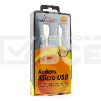Кабель USB 2.0 Cablexpert CC-G-mUSB01W-1.8M, AM/microB, серия Gold, длина 1.8м, белый, блистер, фото4