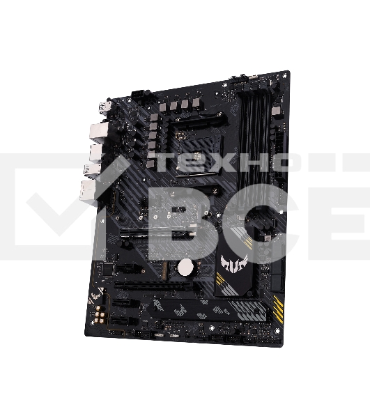 Материнская плата ASUS TUF GAMING B550-PLUS, AM4, AMD B550, 4xDDR4, 6xSATA, 2xM.2, 1xPCIe 4.0 x16, 1xPCIe 3.0 x16, 3xPCIe x1, 1xHDMI, 1xDP, 1x 2.5Gb LAN, 4xUSB-A 3.2 Gen 1, 1xUSB-A 3.2 Gen 2, 2xUSB-A 2.0, 1xUSB-C 3.2 Gen 2, 5x3.5 мм, 7.1, ATX