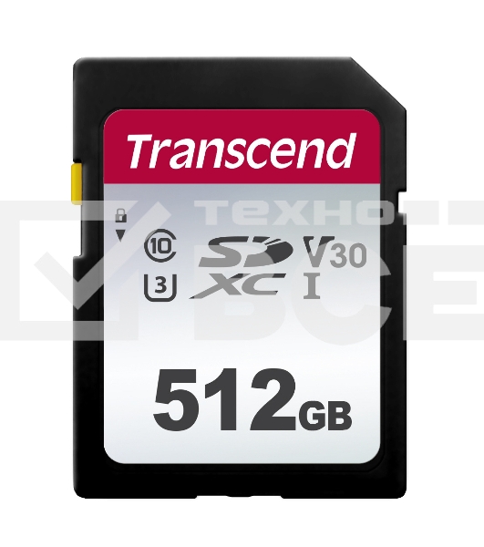 Карта памяти Transcend 512Gb UHS-I U3 SD card
