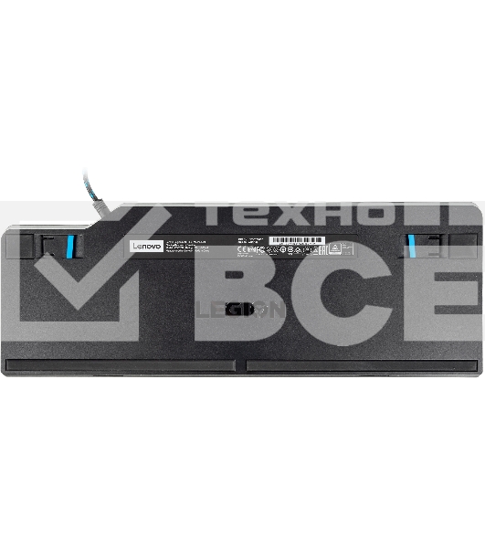 Клавиатура проводная Lenovo Legion K500 RGb механическая черный USB Multimedia for gamer LED (подставка для запястий)
