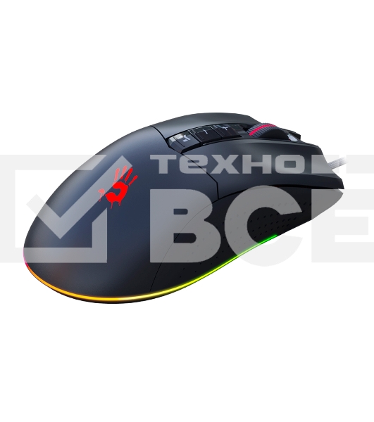 Мышь проводная A4Tech Bloody ES9 Pro черный, 16000 dpi, USB, кнопки - 8