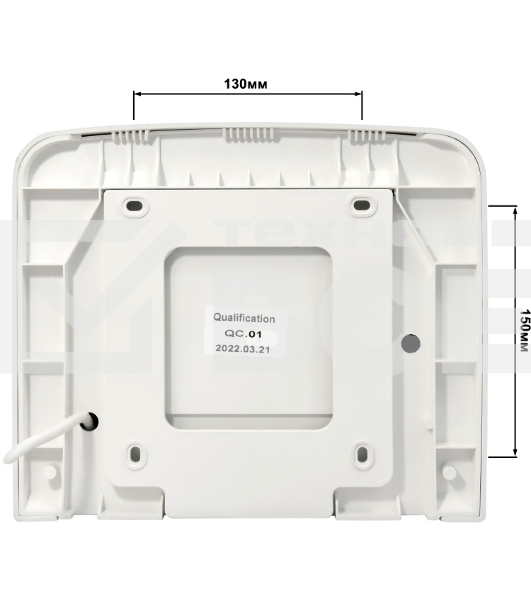 Сушилка для рук Puff 8807 1250Вт белый