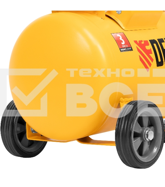 Компрессор DLS950/24 безмаслянный малошумный  950 Вт, 165 л/мин,ресивер 24 л  Denzel