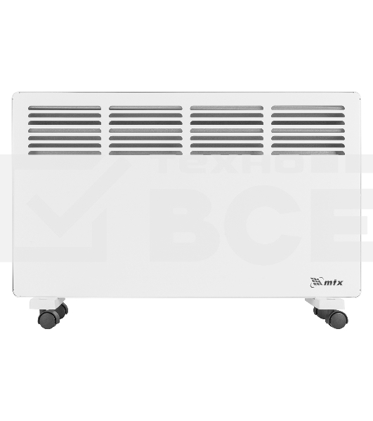 Конвектор MTX КМ-1500.2 белый, 1500 Вт, 20 м2, термостат
