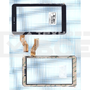 Сенсорное стекло (тачскрин) 04-0700-0866 V1, черное
