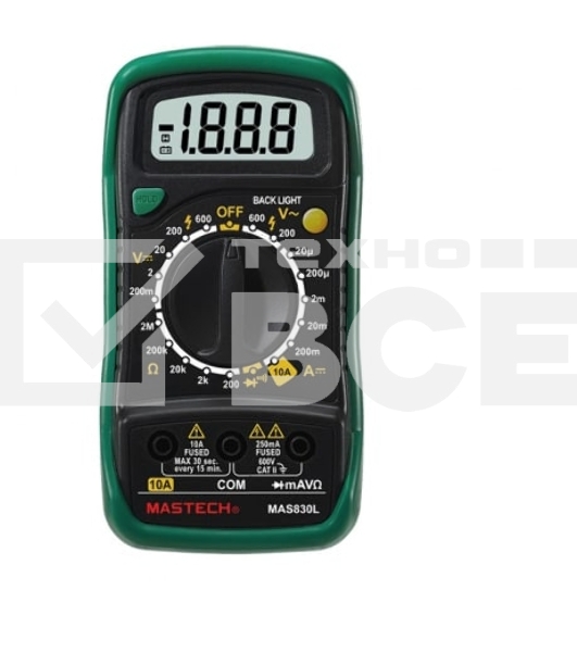 Мультиметр Mastech MAS830Lцифровой 59718