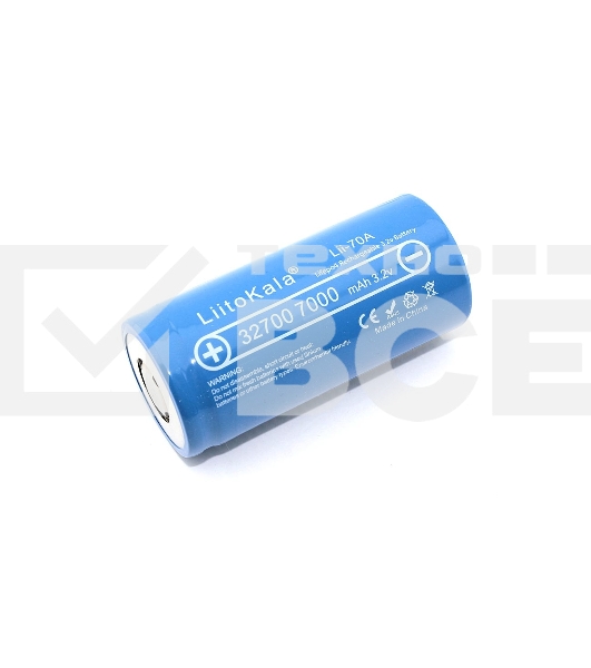 Аккумулятор LiitoKala Lii-70A высокотоковый LiFePO4 3.2V, 7000mAh типа 32700