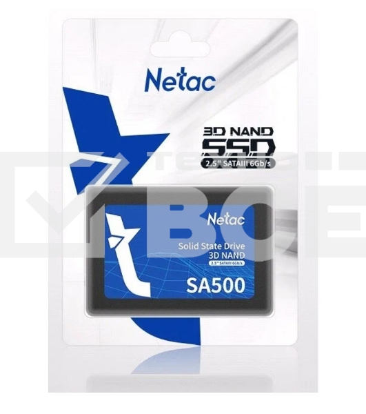Накопитель SSD Netac SA500, 2TB, SATA III, 2.5