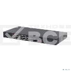 Неуправляемый 16-портовый коммутатор DAHUA DH-S3218-16ET-135 с РоЕ, 16xRJ45 100Mb, 2хКомбо SFP/RJ45 1Gb uplink, суммарно до 135Вт, коммутация 7.2 Гбит/с, MAC-таблица 8К, фото2