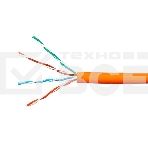 Кабель Cablexpert Россия UPC-5051E-LSZH-4-CU indoor, UTP-LSZH 4x2x0.51, медный, кат.5e, однож., 305м, box, оранжевый, фото 1