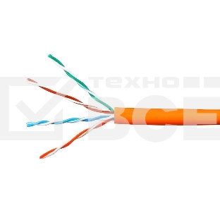 Кабель Cablexpert Россия UPC-5051E-LSZH-4-CU indoor, UTP-LSZH 4x2x0.51, медный, кат.5e, однож., 305м, box, оранжевый