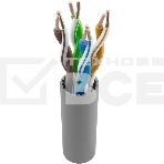 Кабель информационный NTSS NTSS-IN-UUTP4-5E-LSZH-GY кат.5E U/UTP 4 пары 24AWG LSZH внутренний 305м серый, фото3