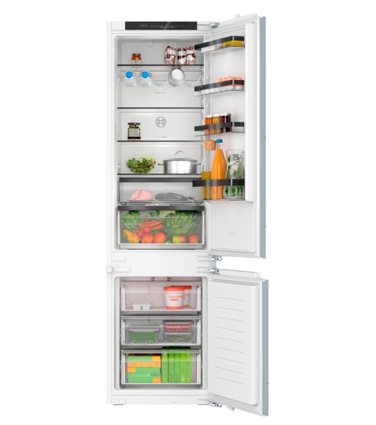 Встраиваемый холодильник Bosch KIN96SFD0 Serie 4, 1935 x 558 x 548 мм,техника плоских шарниров, VitaFresh,SN-ST, Объем 290 (215+75)л, NoFrost,LED-освещение, SuperFreeze