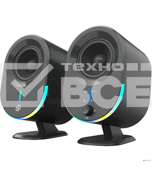 Акустическая система Оклик OK-303A 2.0 черный 20Вт BT