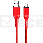 Кабель USB Micro/HOCO HC-44906 X59/1m/2.4A/Нейлон/Red, фото7