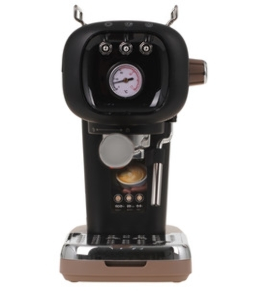 Кофеварка эспрессо BQ CM2004 черный, исп. кофе - молотый, 0.6 л, 1100 Вт, 20 бар