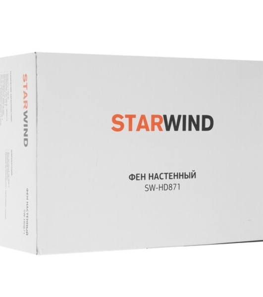 Фен Starwind SW-HD871 белый, 1100 Вт