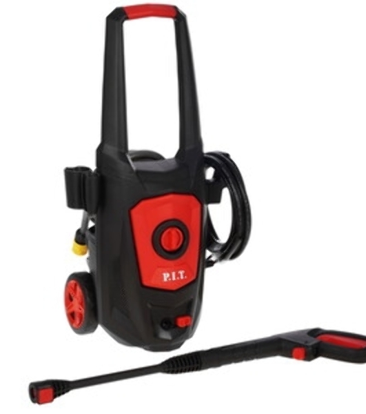 Мойка высокого давления электрическая P.I.T. PHP140-C1 (1800Вт, 140бар, 420л/час, колеса, бак для пены)