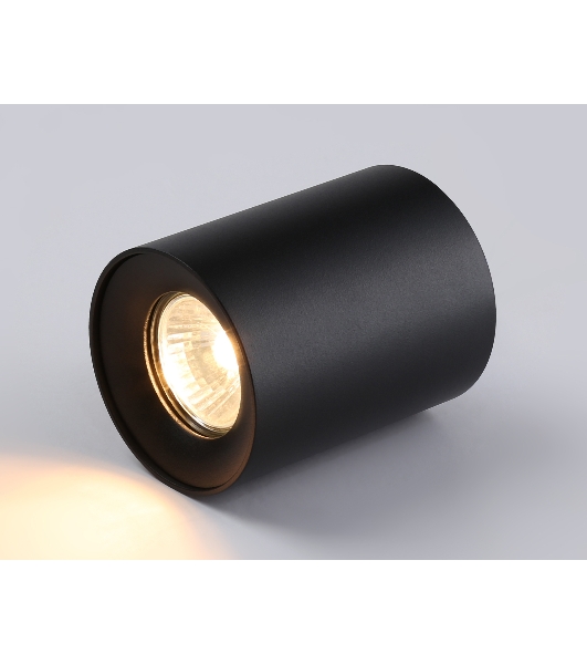 Светильник Ambrella light TN213137 BK черный GU10 max 12W D80*100