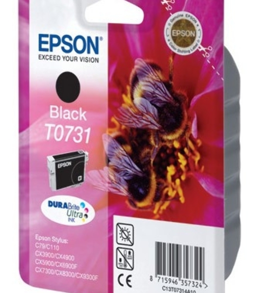 Картридж струйный Epson T0731 черный для Epson С79/СХ3900/4900/5900