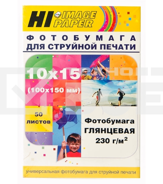 Бумага Hi-Black A21020U Фотобумага глянцевая односторонняя (Hi-image paper) 10x15, 230 г/м, 50 л. (H230-4R-50)