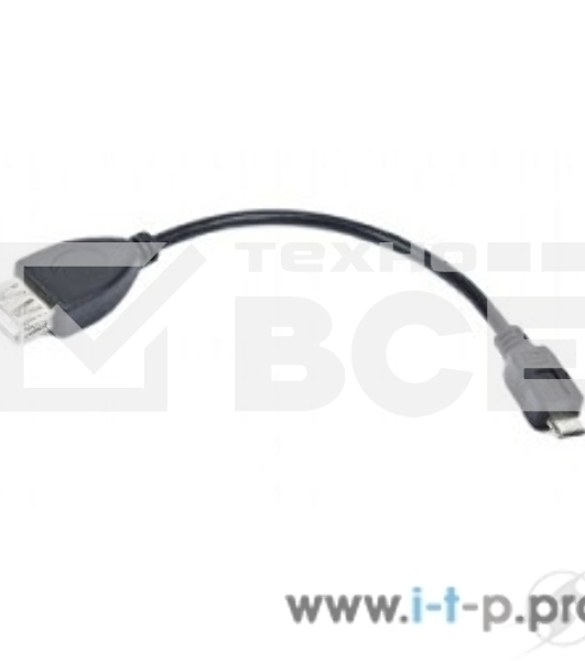 Кабель Gembird/Cablexpert A-OTG-AFBM-001 AF/MicroBM, Кабель USB 2.0 OTG , 0.15м, пакет