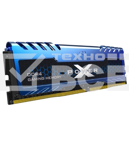 Оперативная память Silicon Power XPower Turbine, DDR4, 8GB (1x8GB), 3200MHz, CL16, с радиатором, синий/черный