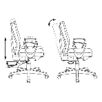 Кресло офисное Бюрократ CH-545 синий 38-415 крестовина пластик, фото6