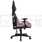 Кресло игровое Cactus CS-CHR-090BLR черный/красный, сиденье черный/красный, эко.кожа/сетка, крестовина пластик, пластик черный, фото15