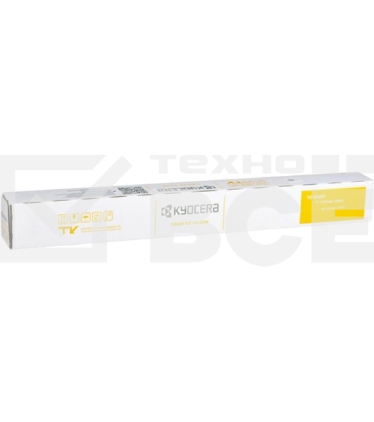 Картридж лазерный Kyocera TK-8365Y 1T02YPANL0 желтый (12000стр.) для Kyocera TASKalfa 2554ci