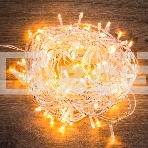 Гирлянда Твинкл-Лайт 20 м, прозрачный ПВХ, 160 LED, цвет теплый белый, фото2