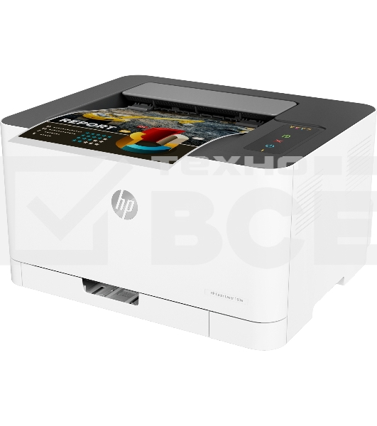 Принтер лазерный HP Color Laser 150a (4ZB94A), A4, цветной, печ. до 18 стр/мин. (ч/б) до 4 стр/мин. (цвет), 600 x 600 dpi, USB
