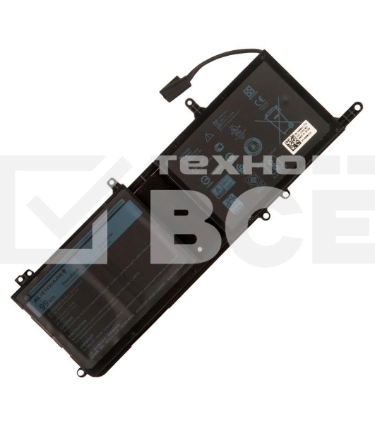Аккумуляторная батарея для ноутбука Dell Alienware 15 2018 11.4V 8333 mAh