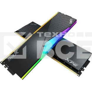 Оперативная память XPG Lancer, DDR5, 32GB (2x16GB), 6400MHz, CL32, с радиаторами, RGB, черный