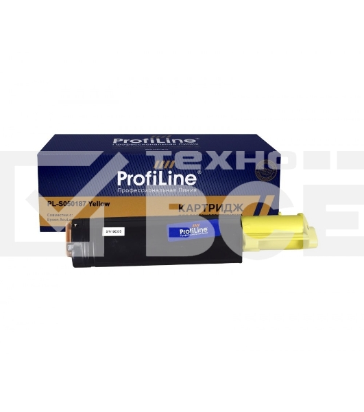 Картридж Тонер-туба PL-S050187 для принтеров Epson AcuLaser C1100D/C1100DN/C1100N/CX11N/CX11NF/CX11NFC/CX11NFT Yellow 4000 копий ProfiLine