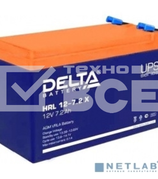 Батарея Delta HRL 12-7.2Х (12V 7.2Ah)