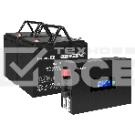 Комплект источника бесперебойного питания Exegate EX295994RUS + батарея 75Aч EX282983RUS 2шт (инвертор, синус, для котла, PF=1, настенный) ExeGate IdealSine SR-1500.LCD.2SH  <1500VA/1500W, чистая синусоида, цветной LCD-дисплей, 2*Schuko, крепление настенн, фото2