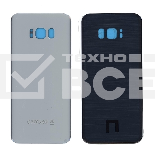 Задняя крышка для Samsung G955F Galaxy S8 Plus серебристая