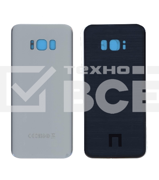 Задняя крышка для Samsung G955F Galaxy S8 Plus серебристая